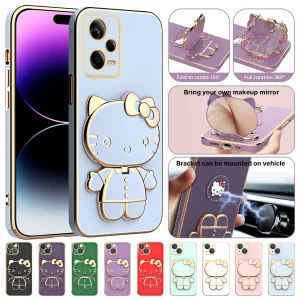 کاور اسپارتان مدل Kitty مناسب برای گوشی موبایل شیائومی Redmi Note 12 Pro Plus به همراه بند نگهدارنده