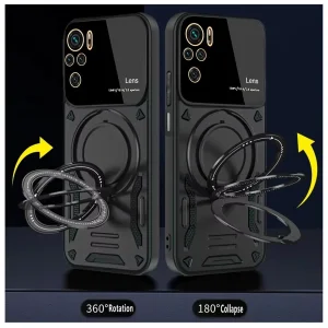 کاور گاردتک مدل Hybrid Armor مناسب برای گوشی موبایل شیائومی Poco M5S/Redmi Note 10/Redmi Note 10S همراه با بند آویز