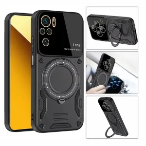 کاور گاردتک مدل Hybrid Armor مناسب برای گوشی موبایل شیائومی Poco M5S/Redmi Note 10/Redmi Note 10S همراه با بند آویز