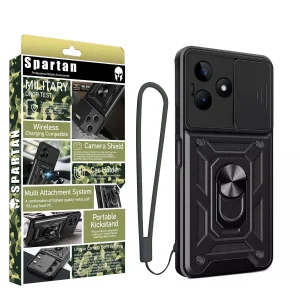 کاور اسپارتان مدل Defender Armor Strap مناسب برای گوشی موبایل ریلمی Realme C63/ C61 به همراه بندآویز