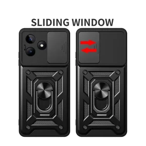 کاور اسپارتان مدل Defender Armor Strap مناسب برای گوشی موبایل ریلمی Realme C63/ C61 به همراه بندآویز