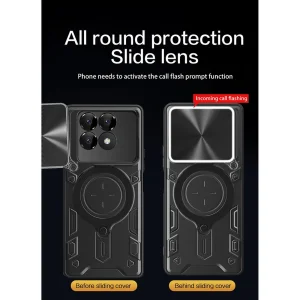 کاور اسپارتان مدل Magnet Ring Strap مناسب برای گوشی موبایل شیائومی Poco F6 Pro 5G به همراه بند آویز