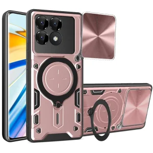 کاور اسپارتان مدل Magnet Ring Strap مناسب برای گوشی موبایل شیائومی Poco F6 Pro 5G به همراه بند آویز