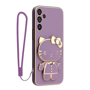 کاور اسپارتان مدل Kitty مناسب برای گوشی موبایل سامسونگ Galaxy A34 به همراه بند نگهدارنده
