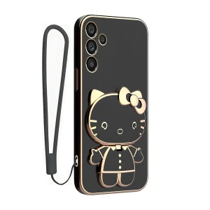 کاور اسپارتان مدل Kitty مناسب برای گوشی موبایل سامسونگ Galaxy A34 به همراه بند نگهدارنده