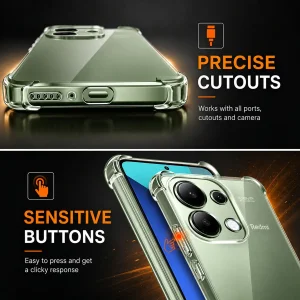 کاور اسپارتان مدل Airbag مناسب برای گوشی موبایل شیائومی Redmi Note 14s/ Note 13 Pro 4G