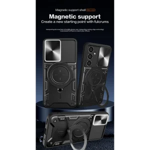 کاور اسپارتان مدل Magnet Ring Strap مناسب برای گوشی موبایل سامسونگ Galaxy M14 / F14 به همراه بند آویز