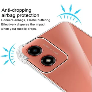 کاور اسپارتان مدل Airbag Strap مناسب برای گوشی موبایل موتورولا Moto G04/ Moto E14  به همراه بندآویز