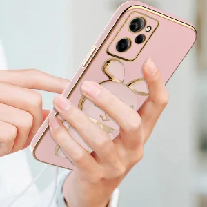 کاور اسپارتان مدل Bunny مناسب برای گوشی موبایل شیائومی Poco X5 Pro به همراه بند نگهدارنده