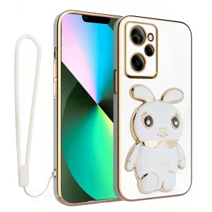 کاور اسپارتان مدل Bunny مناسب برای گوشی موبایل شیائومی Poco X5 Pro به همراه بند نگهدارنده