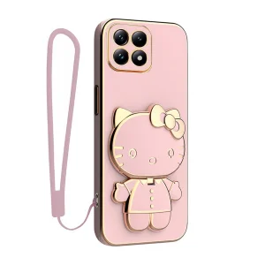 کاور اسپارتان مدل Kitty Strap مناسب برای گوشی موبایل شیائومی 14T Pro به همراه بندآویز