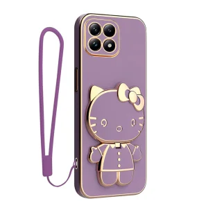 کاور اسپارتان مدل Kitty Strap مناسب برای گوشی موبایل شیائومی 14T Pro به همراه بندآویز