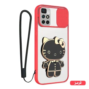 کاور اسپارتان مدل Camshield Kitty مناسب برای گوشی موبایل شیائومی Redmi 10 2022 / Redmi 10 Prime