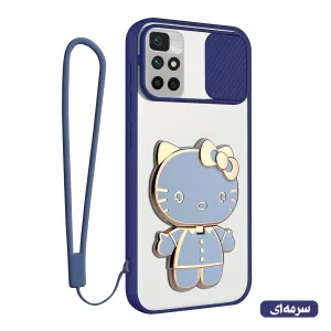 کاور اسپارتان مدل Camshield Kitty مناسب برای گوشی موبایل شیائومی Redmi 10 2022 / Redmi 10 Prime