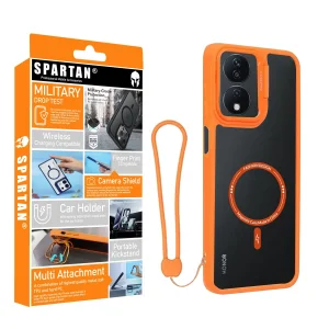کاور اسپارتان مدل Case Pro Magnetic Apple Strap مناسب برای گوشی موبایل آنر Honor X7b به همراه بند