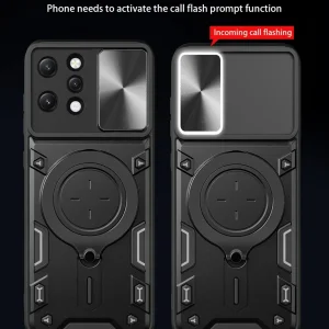 کاور اسپارتان مدل Magnet Ring Strap مناسب برای گوشی موبایل شیائومی Redmi 12 4G / Redmi12 به همراه بند آویز