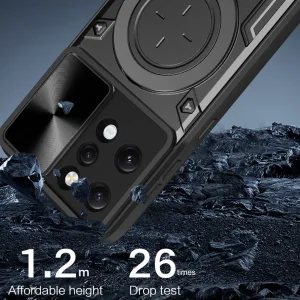 کاور اسپارتان مدل Magnet Ring Strap مناسب برای گوشی موبایل شیائومی Redmi 12 4G / Redmi12 به همراه بند آویز