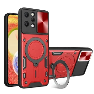 کاور اسپارتان مدل Magnet Ring Strap مناسب برای گوشی موبایل شیائومی Redmi 12 4G / Redmi12 به همراه بند آویز