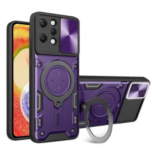 کاور اسپارتان مدل Magnet Ring Strap مناسب برای گوشی موبایل شیائومی Redmi 12 4G / Redmi12 به همراه بند آویز