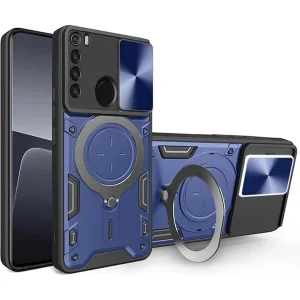 کاور اسپارتان مدل Magnet Ring Strap مناسب برای گوشی موبایل شیائومی Redmi Note 8 به همراه بند آویز