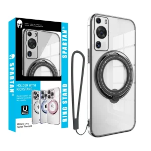 کاور اسپارتان مدل Ring Stand Strap مناسب برای گوشی موبایل هوآوی Huawei P60 / P60 Pro به همراه بند