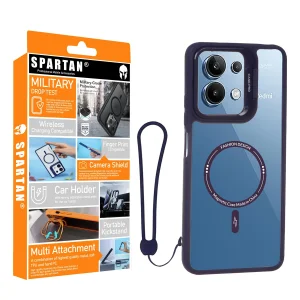 کاور اسپارتان مدل CasePro Magnetic Strap مناسب برای گوشی موبایل شیائومی Redmi Note 13 4G به همراه بند