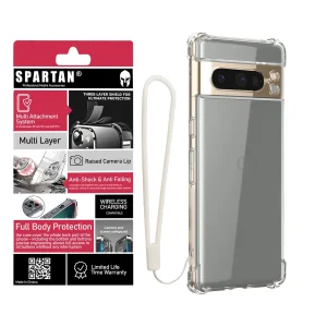 کاور اسپارتان مدل Airbag Strap مناسب برای گوشی موبایل گوگل Pixel 8 Pro به همراه بند آویز