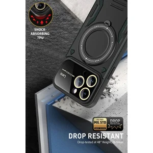 کاور اسپارتان مدل Hybrid Armor Strap مناسب برای گوشی موبایل اپل iPhone 13 Pro به همراه بند آویز