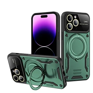 کاور اسپارتان مدل Hybrid Armor Strap مناسب برای گوشی موبایل اپل iPhone 13 Pro به همراه بند آویز