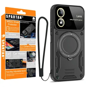 کاور اسپارتان مدل Hybrid Armor Strap مناسب برای گوشی موبایل موتورولا Moto G04 به همراه بند
