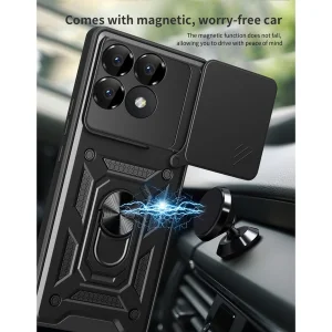 کاور اسپارتان مدل Defender Armor Strap مناسب برای گوشی موبایل شیائومی Poco F6 Pro 5G / Redmi K70 Pro همراه با بند
