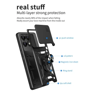 کاور اسپارتان مدل Defender Armor Strap مناسب برای گوشی موبایل شیائومی Poco F6 Pro 5G / Redmi K70 Pro همراه با بند