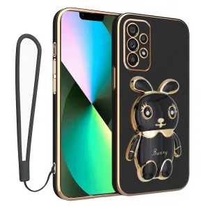 کاور اسپارتان مدل Bunny مناسب برای گوشی موبایل سامسونگ Galaxy A33 به همراه بند نگهدارنده