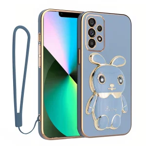 کاور اسپارتان مدل Bunny مناسب برای گوشی موبایل سامسونگ Galaxy A33 به همراه بند نگهدارنده