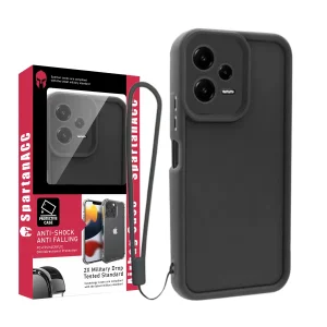 کاور اسپارتان مدل Silicone Puffer مناسب برای گوشی موبایل شیائومی Poco X7 Pro و Redmi Note 12 Pro 5G به همراه بند