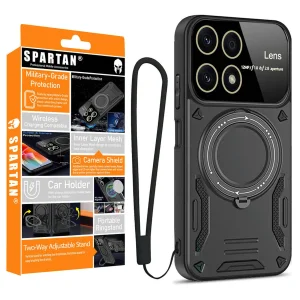 کاور اسپارتان مدل Hybrid Armor Strap مناسب برای گوشی موبایل شیائومی Poco F6 Pro / Redmi K70 Pro به همراه بند