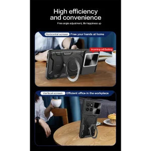کاور اسپارتان مدل Magnet Ring Strap مناسب برای گوشی موبایل آنر X7c به همراه بند آویز