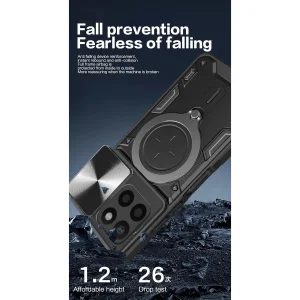 کاور اسپارتان مدل Magnet Ring Strap مناسب برای گوشی موبایل آنر X7c به همراه بند آویز