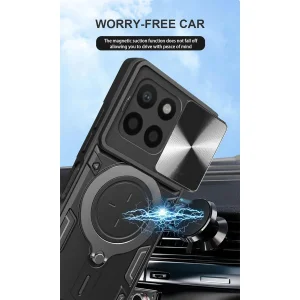 کاور اسپارتان مدل Magnet Ring Strap مناسب برای گوشی موبایل آنر X7c به همراه بند آویز