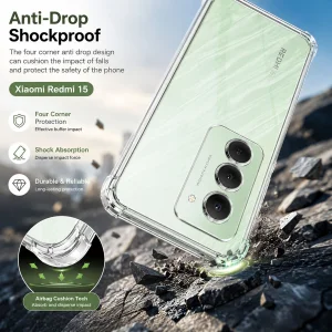 کاور اسپارتان مدل Airbag مناسب برای گوشی موبایل شیائومی Redmi 15 5G