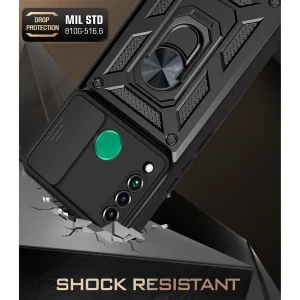 کاور اسپارتان مدل Defender Armor Strap مناسب برای گوشی موبایل هوآوی Y6P 2020 / Y6 Prime 2019 به همراه بندآویز
