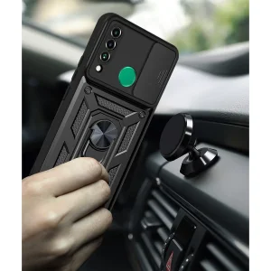 کاور اسپارتان مدل Defender Armor Strap مناسب برای گوشی موبایل هوآوی Y6P 2020 / Y6 Prime 2019 به همراه بندآویز