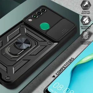 کاور اسپارتان مدل Defender Armor Strap مناسب برای گوشی موبایل هوآوی Y6P 2020 / Y6 Prime 2019 به همراه بندآویز