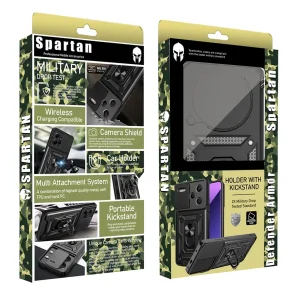 کاور اسپارتان مدل Defender ArmorStrap مناسب برای گوشی موبایل آنر Magic 5 lite / X9A به همراه بندآویز