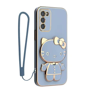 کاور اسپارتان مدل Kitty مناسب برای گوشی موبایل سامسونگ Galaxy M13 / M23 به همراه بند نگهدارنده