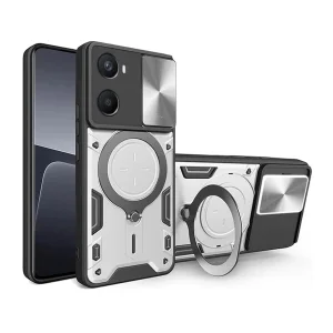 کاور اسپارتان مدل Magnet Ring Strap مناسب برای گوشی موبایل اوپو A76/ A96 4G به همراه بند آویز