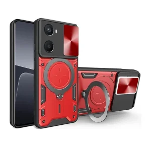 کاور اسپارتان مدل Magnet Ring Strap مناسب برای گوشی موبایل اوپو A76/ A96 4G به همراه بند آویز