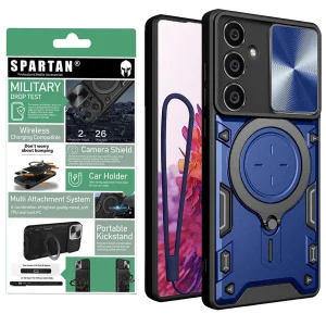 کاور اسپارتان مدل Magnet Ring Strap مناسب برای گوشی موبایل سامسونگ Galaxy A16 5G / A16 4G به همراه بند آویز
