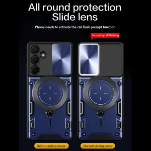 کاور اسپارتان مدل Magnet Ring Strap مناسب برای گوشی موبایل سامسونگ Galaxy A16 5G / A16 4G به همراه بند آویز
