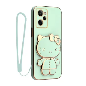 کاور اسپارتان مدل Kitty مناسب برای گوشی موبایل شیائومی Poco X5 Pro به همراه بند نگهدارنده